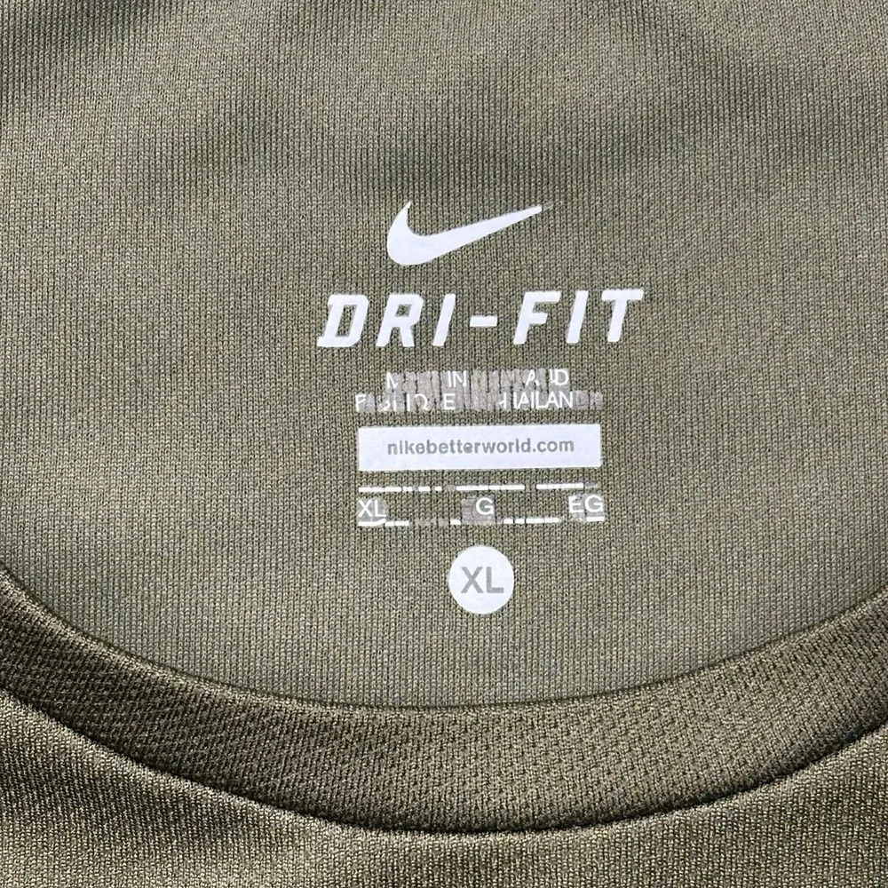 Nike Running 519700-321 Mens XL Nike Miler Dri-Fit L/S Green CrewNeck Shirt